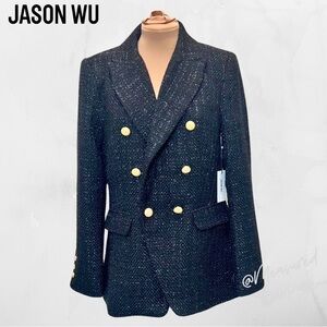 Jason Wu [Medium ~ NWT] Blazer - Black Metallic Tweed